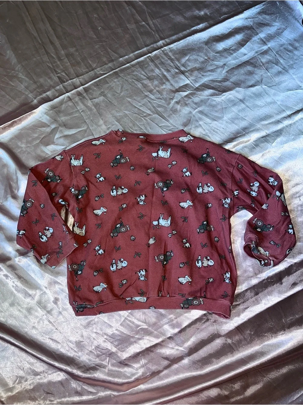 Kids Red Tractor & Animal Pajama Set
